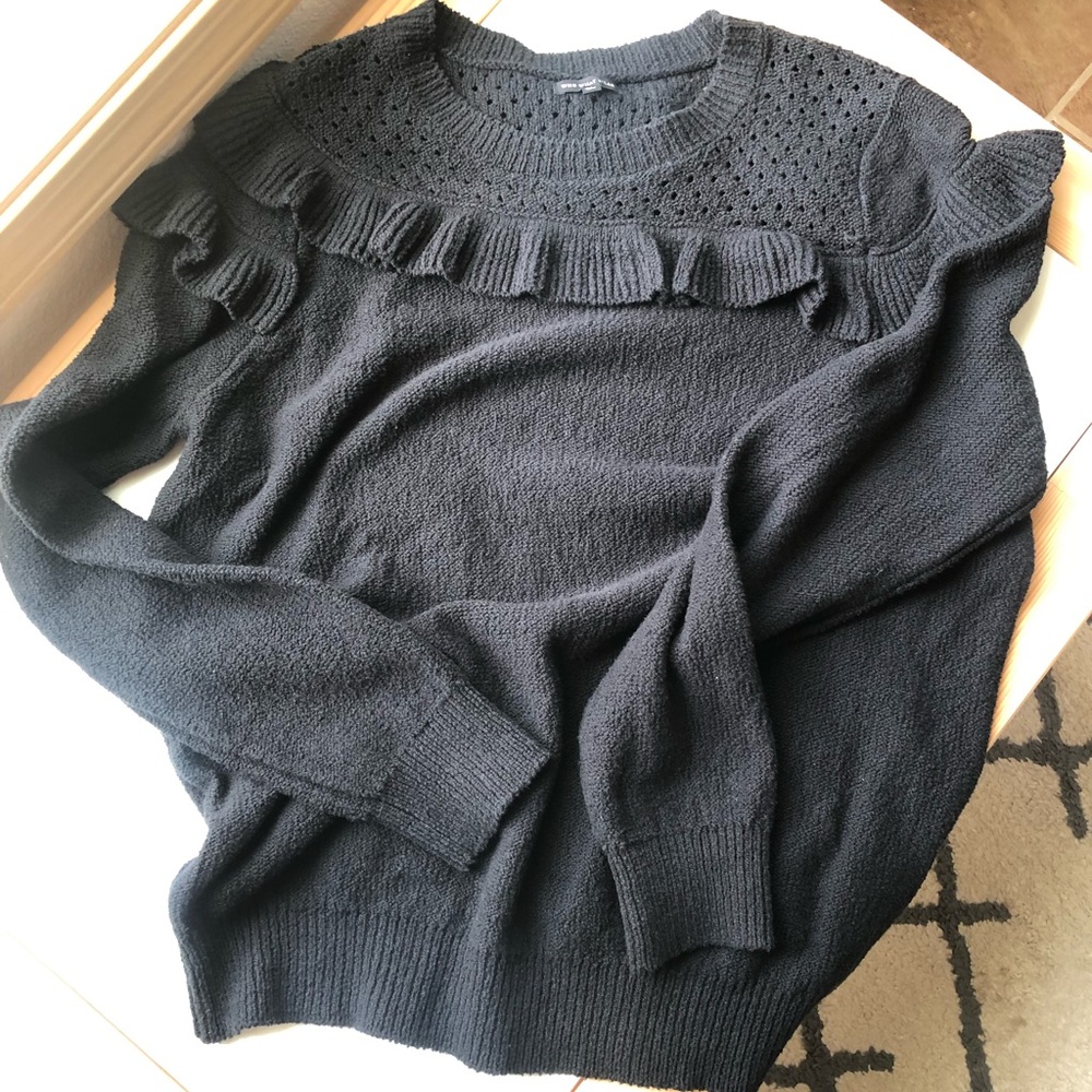 Black fall/winter sweater